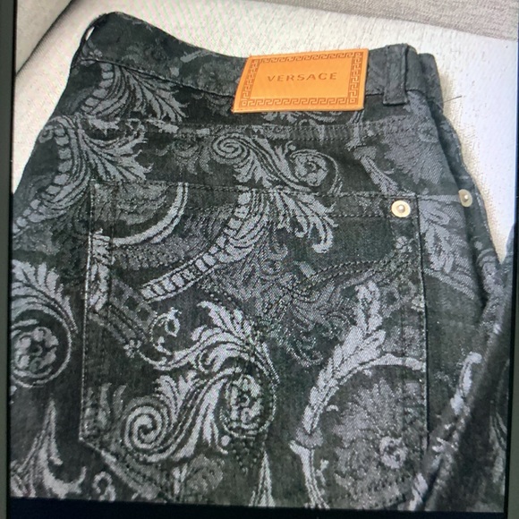 Authentic Versace Pants sz 36 Md in Italy Worn Few Times Excellent Condition - Picture 5 of 12